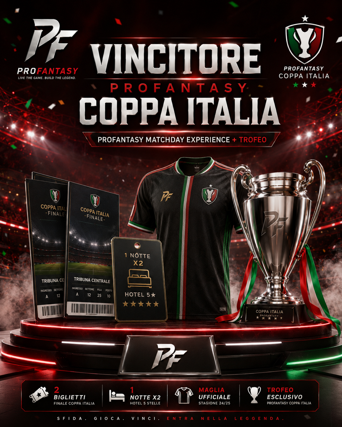 ProFantasy Matchday Experience, premio Coppa Italia
